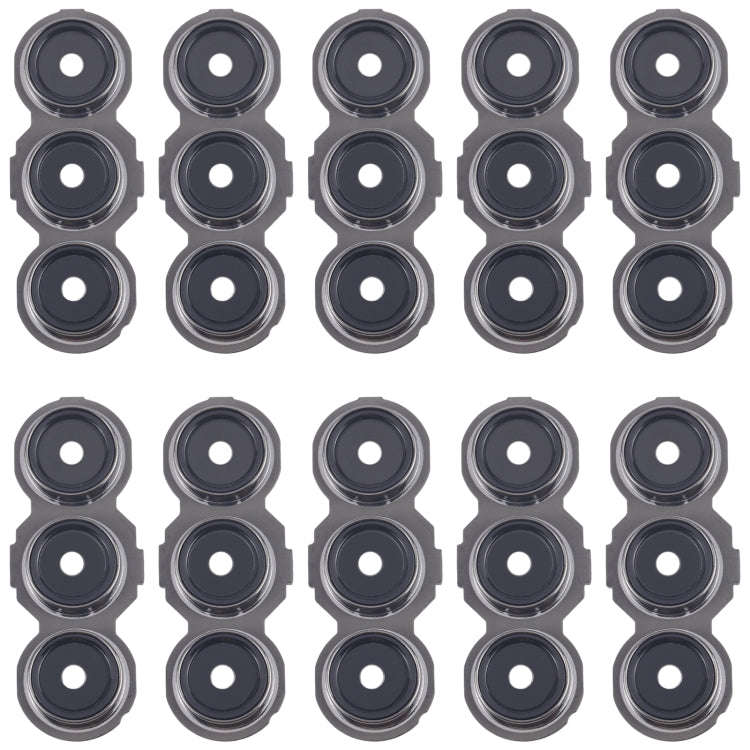 For Samsung Galaxy C55 SM-C556B 10pcs Rear Camera Lens Cover(Black)