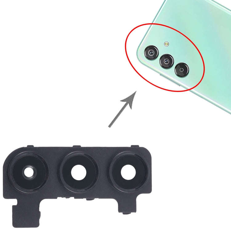 For Samsung Galaxy F15 SM-E156B 10pcs Rear Camera Lens Cover(Black)