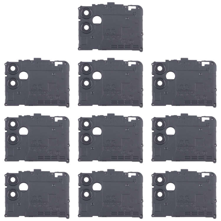 For Samsung Galaxy A04e SM-A042F 10pcs Rear Camera Lens Cover(Black)