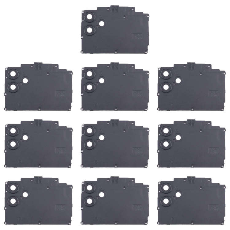 For Samsung Galaxy F04 SM-E045F 10pcs Rear Camera Lens Cover(Black)