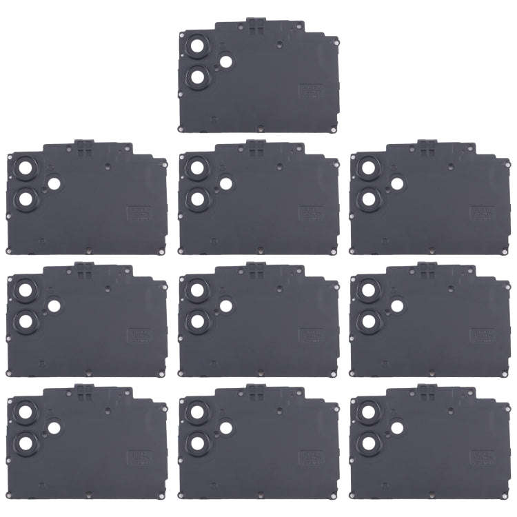 For Samsung Galaxy M04 SM-M045F 10pcs Rear Camera Lens Cover(Black)