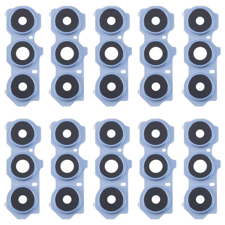 For Samsung Galaxy M54 SM-M546B 10pcs Rear Camera Lens Cover(Blue)