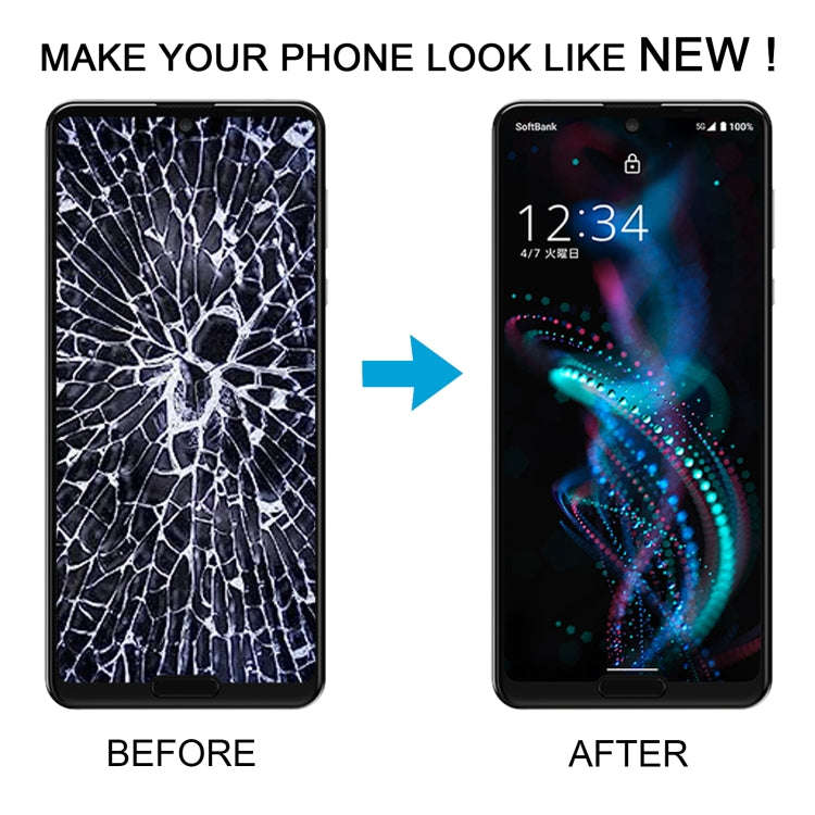 For Sharp Aquos R5G Original LCD Screen With Digitizer Full Assembly