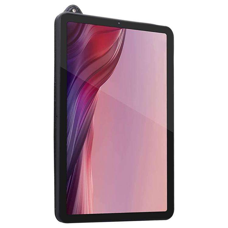 For Lenovo Xiaoxin Pad 11 2025 TPU Leather Back Tablet Case with Wristband(Black)