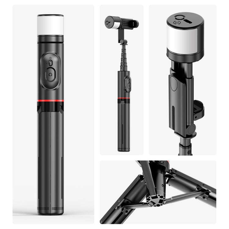 FUNSNAP Q12s 360 Degree Rotatable Fill Light Selsie Stick(Black)