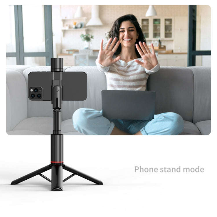 FUNSNAP Q12s 360 Degree Rotatable Fill Light Selsie Stick(Black)