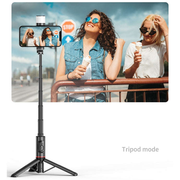 FUNSNAP Q12s 360 Degree Rotatable Fill Light Selsie Stick(Black)