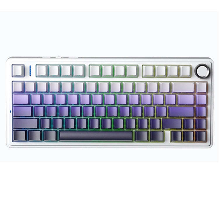 AULA F75 80 Keys Wired/2.4G/Bluetooth Three Model Customized RGB Mechanical Keyboard(Side Engrave...