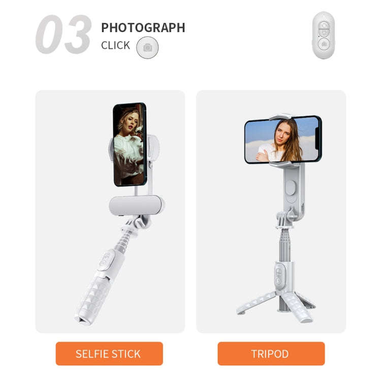 FUNSNAP Capture Q3 Single Axis Handheld Gimbal Phone Live Stabilizer(White)