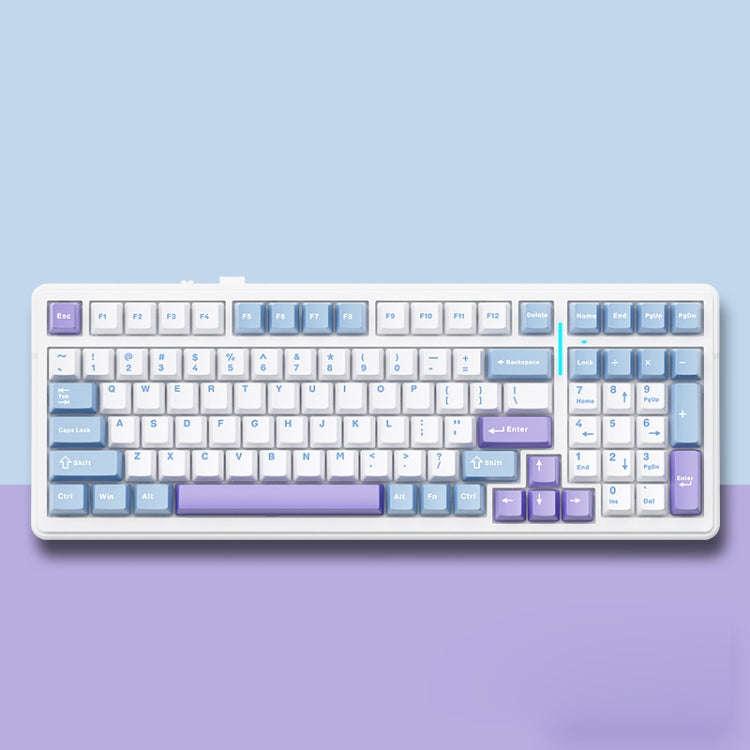 AULA F99 99 Keys Wired/2.4G/Bluetooth Three Model Customized RGB Mechanical Keyboard(Starfall Clo...