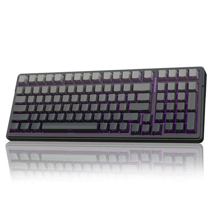 AULA F99 Pro 99 Keys Wired/2.4G/Bluetooth Three Model Customized RGB Mechanical Keyboard(Gradient...
