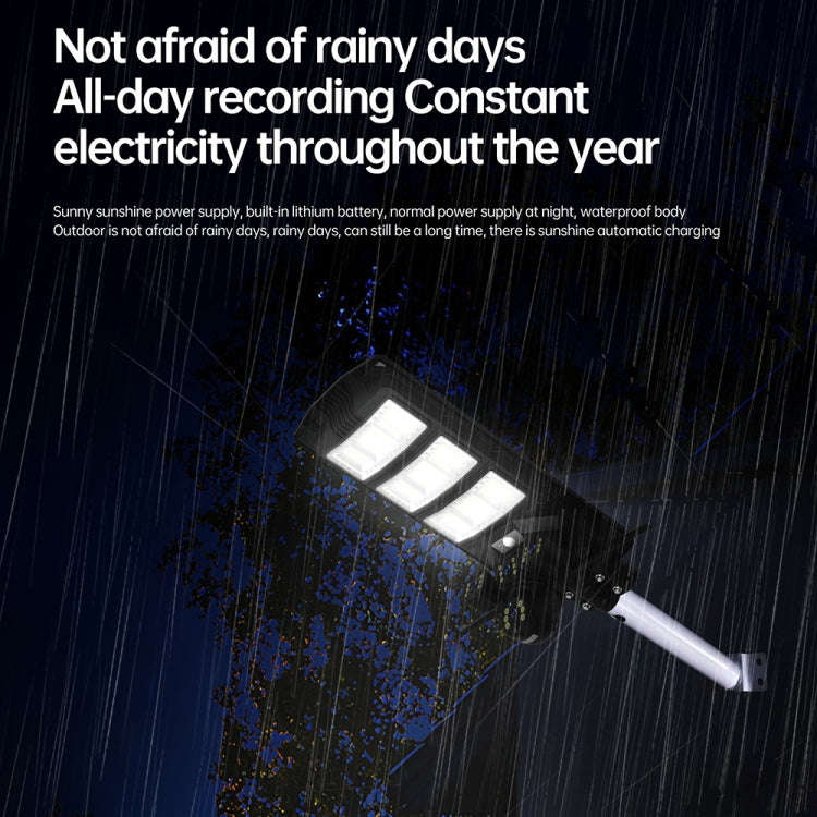 XA Series Solar WiFi Version Monitoring Street Light Outdoor HD Camera, Memory:64GB SD Card