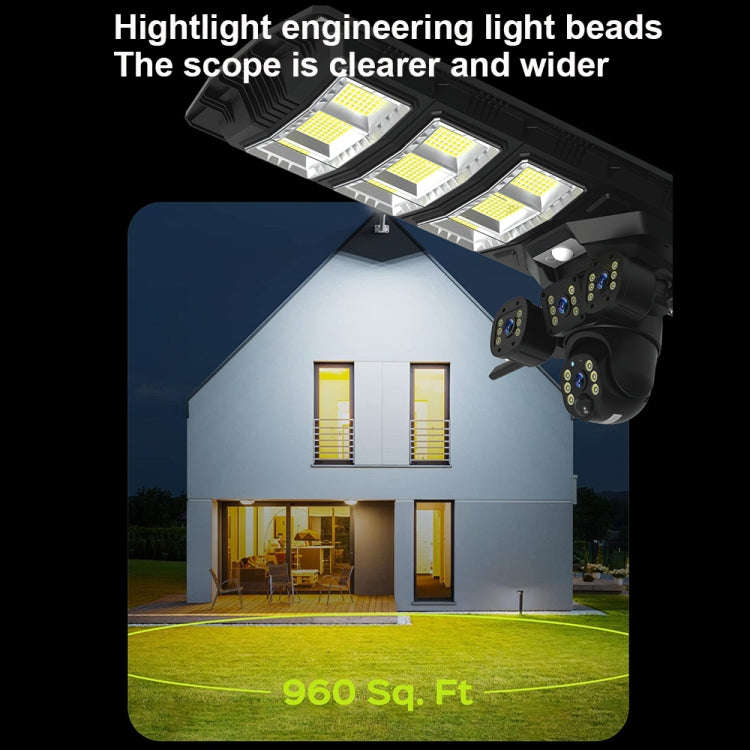 XA Series Solar WiFi Version Monitoring Street Light Outdoor HD Camera, Memory:64GB SD Card
