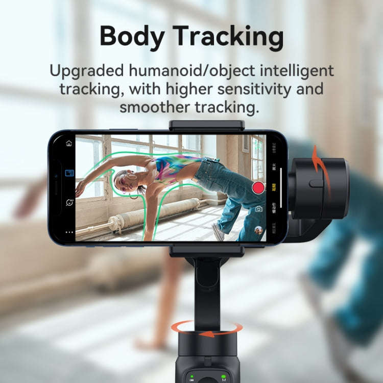 FUNSNAP Capture 2s Smart 3-Axis Handheld Gimbal Phone Live Stabilizer, Combo Version(Black)