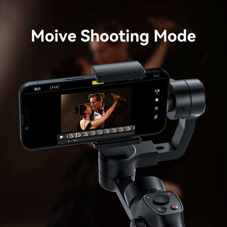FUNSNAP Capture 2s Smart 3-Axis Handheld Gimbal Phone Live Stabilizer, Combo Version(Black)