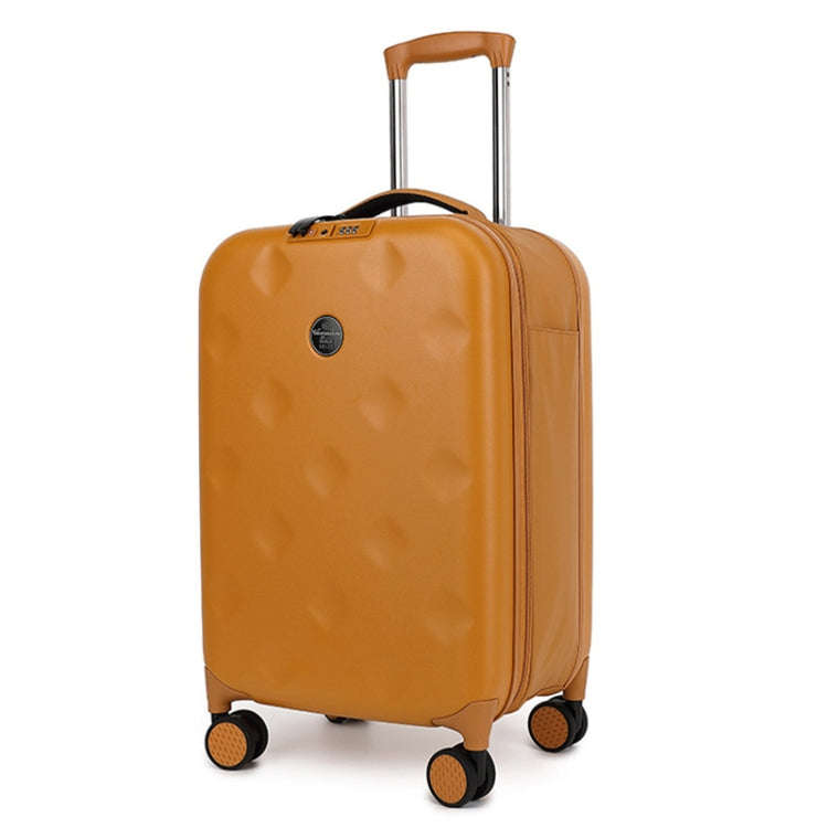 28 inch Foldable Portable Universal Wheel Trolley Luggage Suitcase, with TSA Combination Lock(Yel...