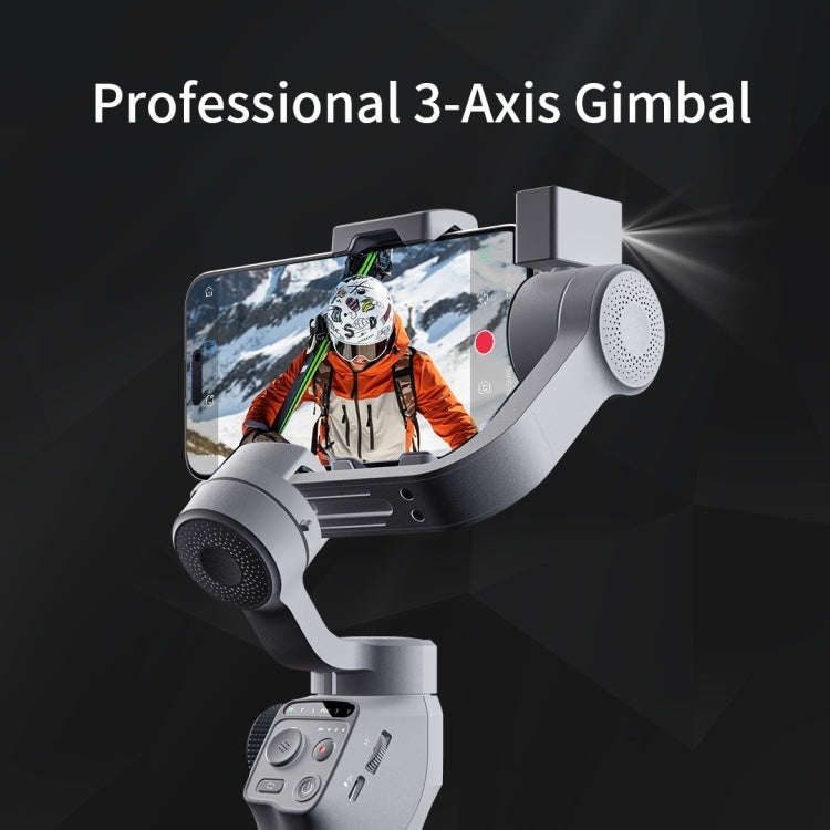 FUNSNAP Capture 5 Professional 3-Axis Handheld Gimbal Phone Live Stabilizer, Basic Version(Grey)