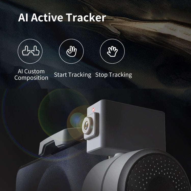 FUNSNAP Capture 5 Professional 3-Axis Handheld Gimbal Phone Live Stabilizer, Combo Version(Grey)