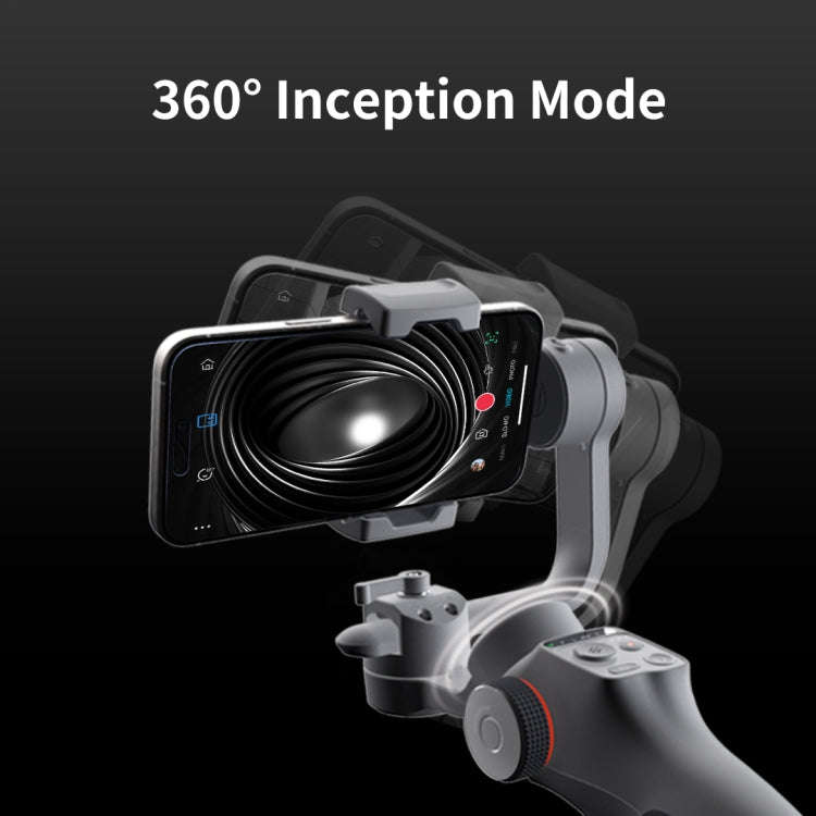 FUNSNAP Capture 5 Professional 3-Axis Handheld Gimbal Phone Live Stabilizer, Combo Version(Grey)