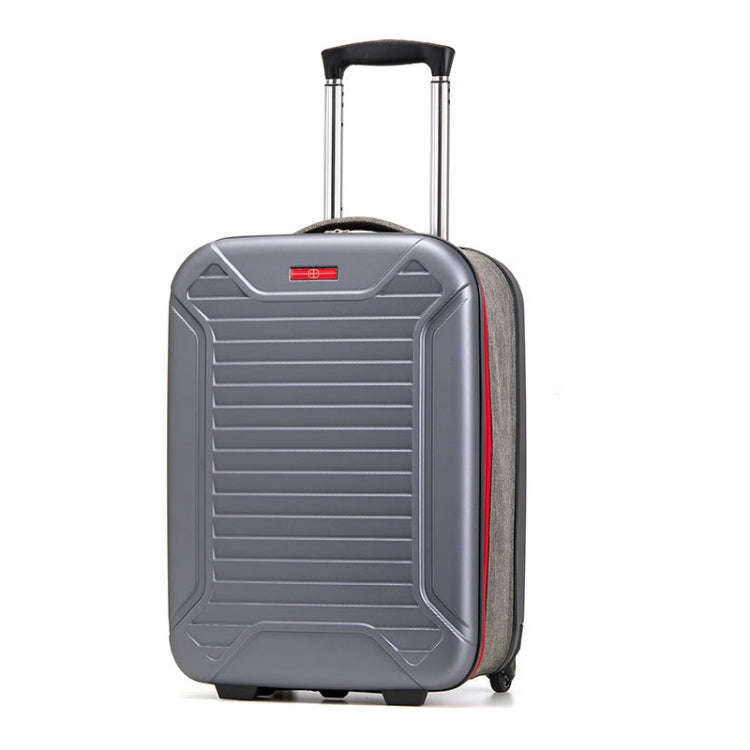 20 inch Foldable Portable Trolley Luggage Suitcase(Red)