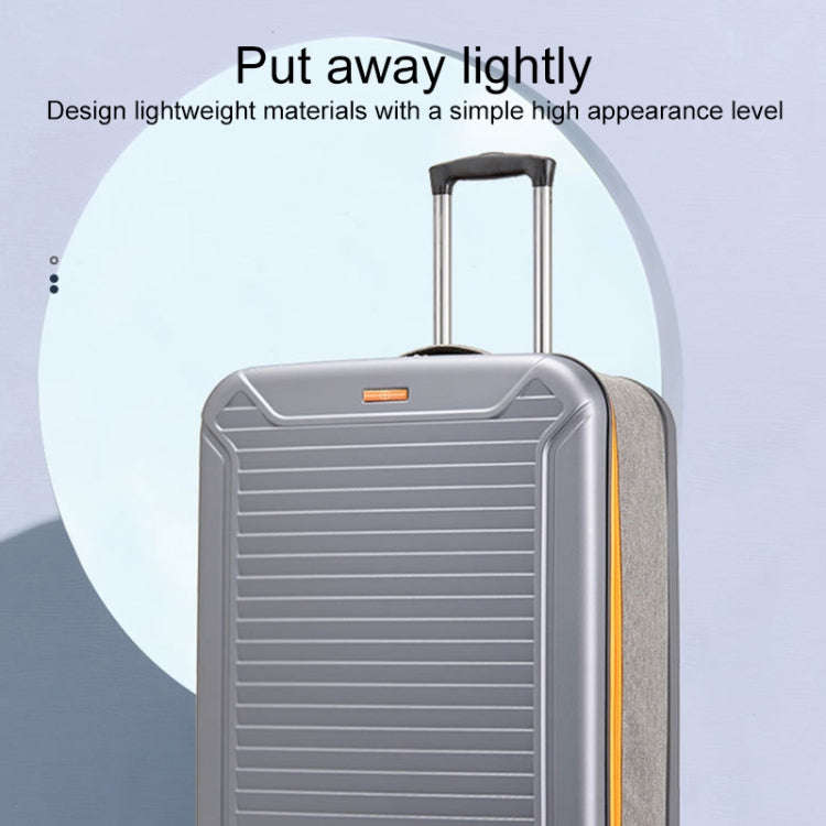 28 inch Foldable Portable Trolley Luggage Suitcase(Blue)