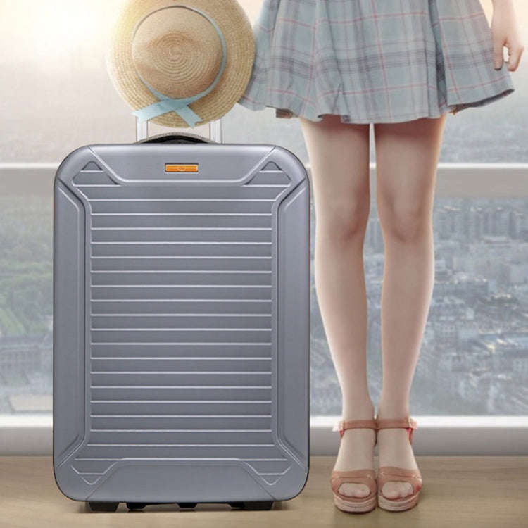 28 inch Foldable Portable Trolley Luggage Suitcase(Blue)