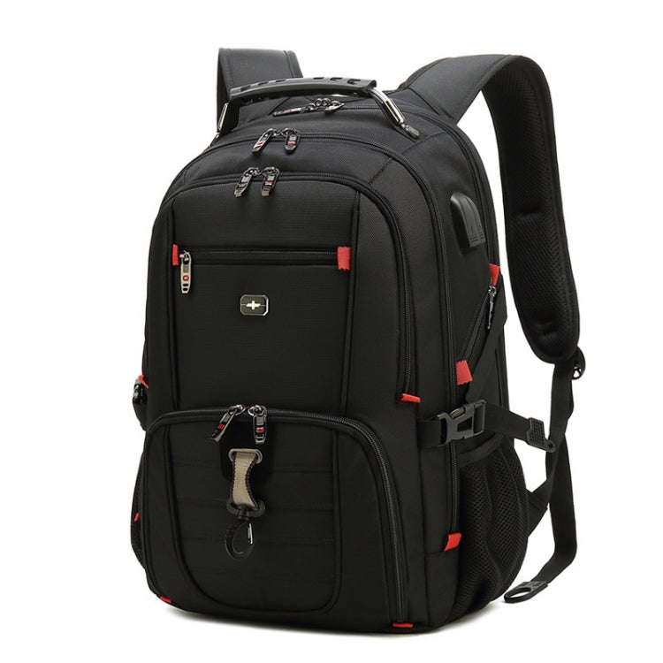 22 inch Multifunctional Business Large Capacity Waterproof Double-Shoulder Backpack with USB Inte...
