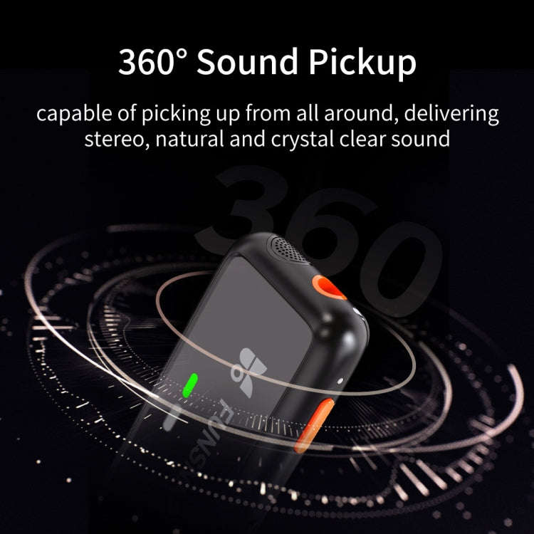 FUNSNAP S6 Lavalier Wireless Microphone, 8 Pin RX + 2 TX with Charging Case
