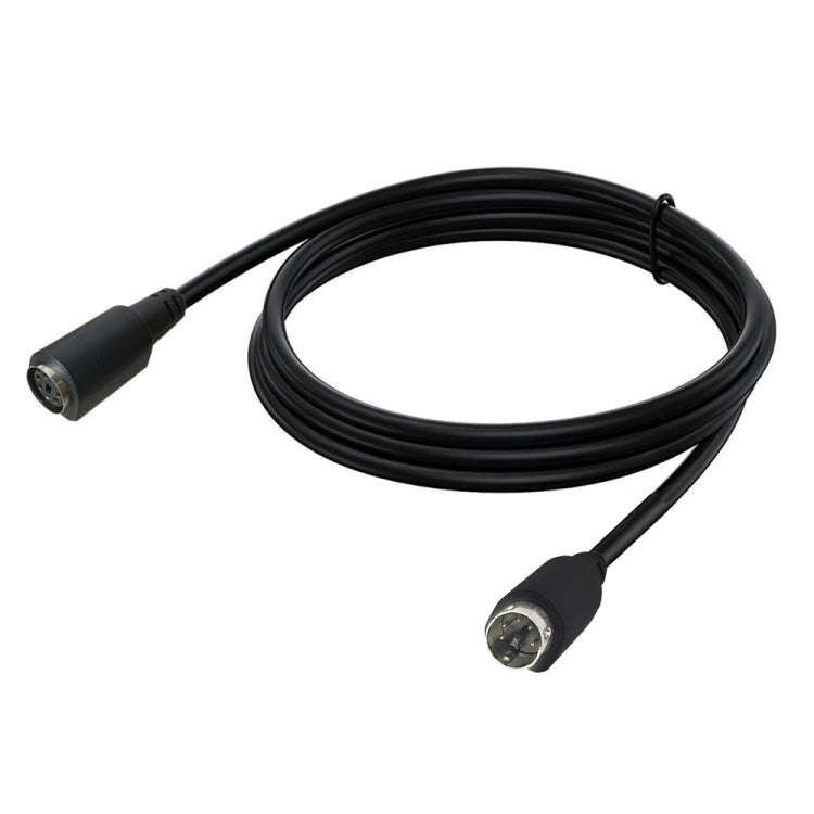 Mini DIN 5 Pin Core Audio / Video Cable, Length:1.8m(Male to Female Straight)