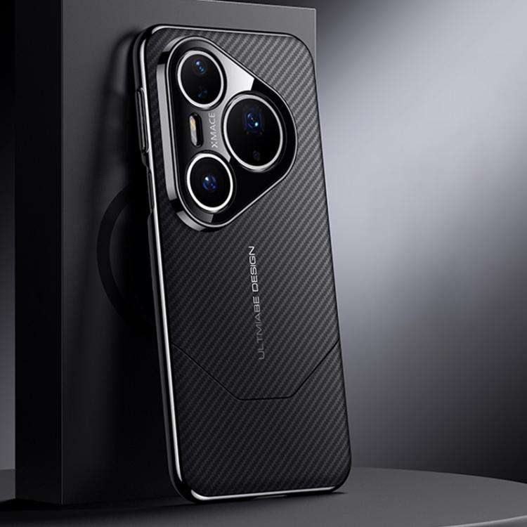For Huawei Pura 80 Pro / 80 Pro+ 5G Premium Carbon Fiber Imitation Ultimate Design Phone Case(Black)