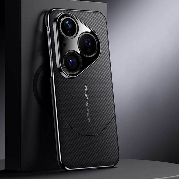 For Huawei Pura 80 5G Premium Carbon Fiber Imitation Ultimate Design Phone Case(Black)