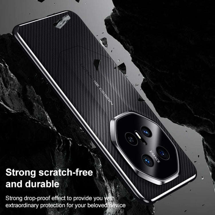 For Huawei Pura 70 Ultra Premium Carbon Fiber Imitation Ultimate Design Phone Case(Black)