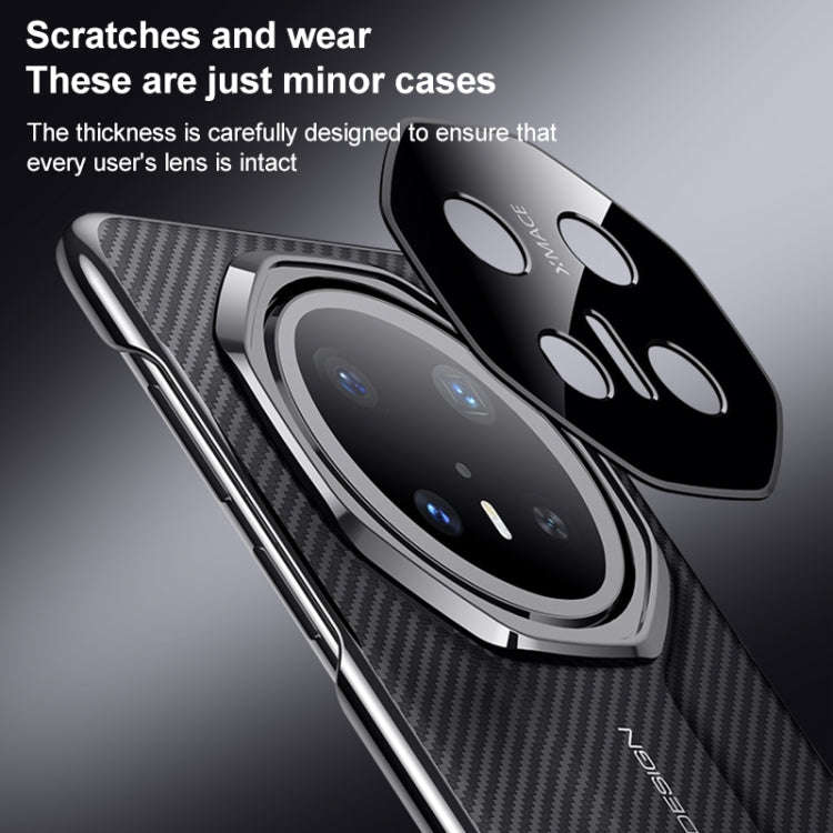 For Huawei Pura 70 Ultra Premium Carbon Fiber Imitation Ultimate Design Phone Case(Black)
