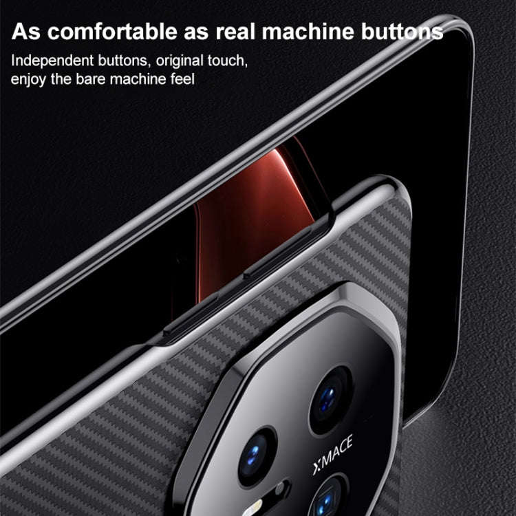 For Huawei Pura 70 Ultra Premium Carbon Fiber Imitation Ultimate Design Phone Case(Black)