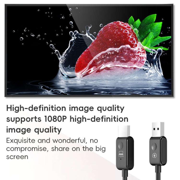 CS6 TX + RX 1080P Wireless HDMI Transmitter Receiver(Black)