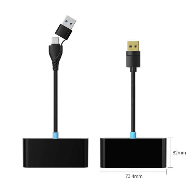 P40 CarPlay and Android Auto Car Connectivity Box Wireless Adapter(Black)