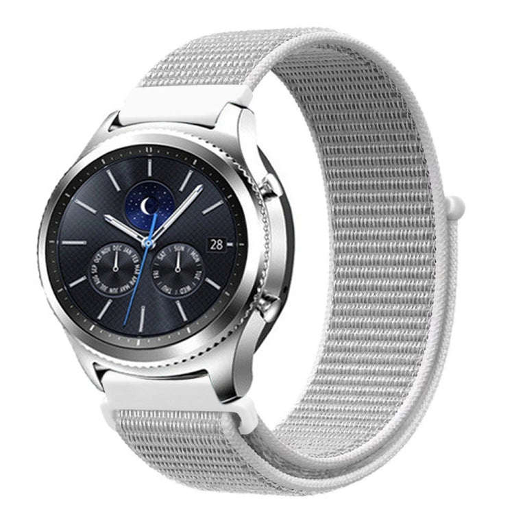 For Samsung Galaxy Watch 42mm Nylon Braided Watch Band(Seashell)