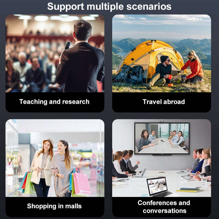 A70 5.0 inch HD Touch Screen Smart AI Translator 139 Languages with Offline Translation / Photo T...