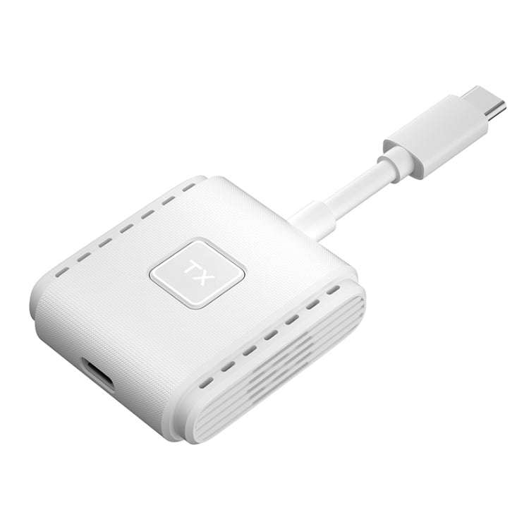 G128 1080P 60Hz Wireless HD Screen Projector Transmitter and Receiver Kit(White)