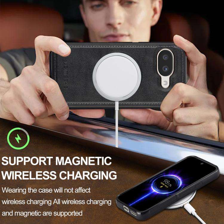 For Google Pixel 9a LC.IMEEKE Magsafe Phone Case(Black)