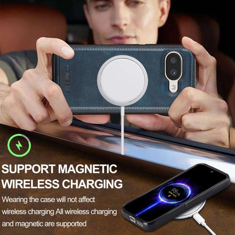 For Google Pixel 9a LC.IMEEKE Magsafe Phone Case(Blue)