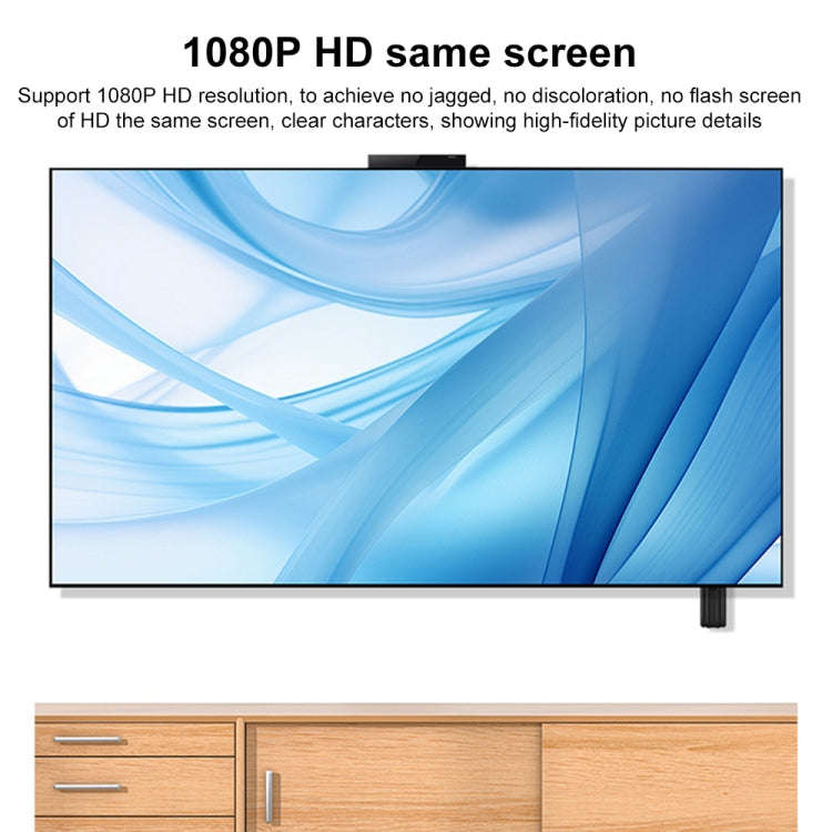 G132 1080P Type-C HD Wireless Screen Adapter(Black)