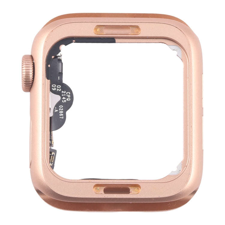 For Apple Watch SE 2020 44MM GPS Aluminium Alloy Middle Frame Bezel Plate with Crown Spin Axis Fl...