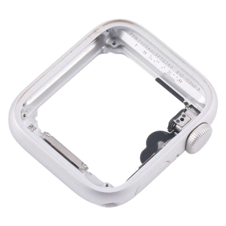 For Apple Watch SE 2020 44MM GPS Aluminium Alloy Middle Frame Bezel Plate with Crown Spin Axis Fl...