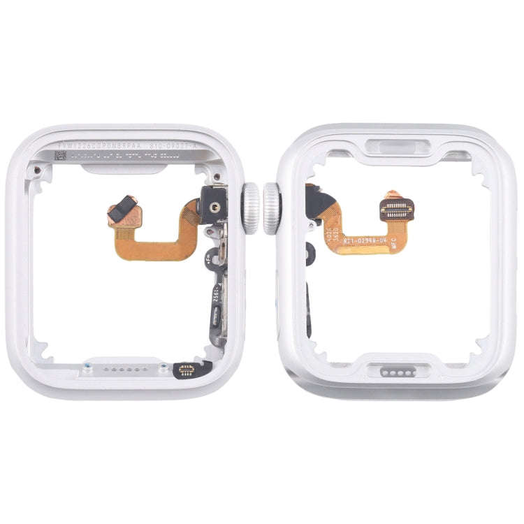 For Apple Watch Series 6 44MM LTE Aluminium Alloy Middle Frame Bezel Plate with Crown Spin Axis F...