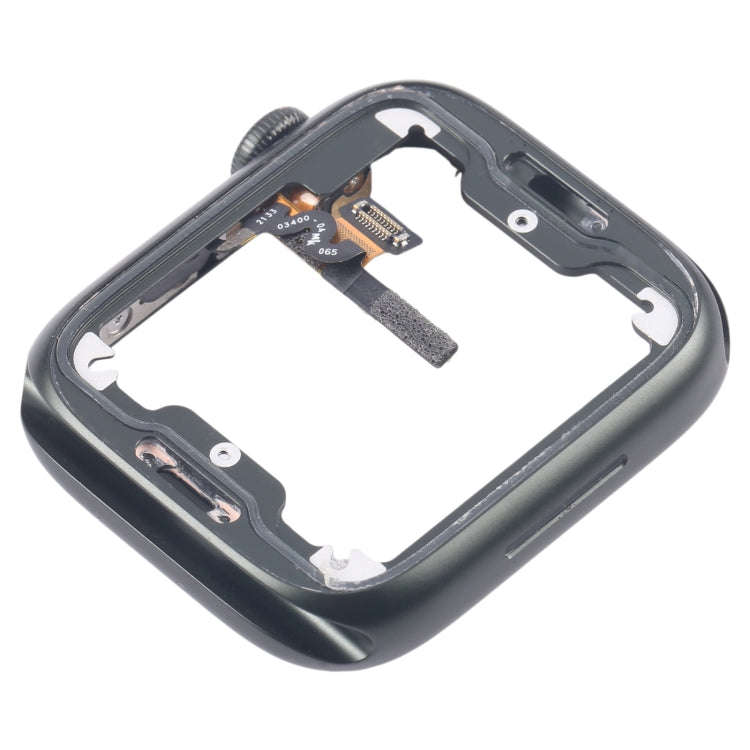 For Apple Watch Series 7 45MM LTE Aluminium Alloy Middle Frame Bezel Plate with Crown Spin Axis F...