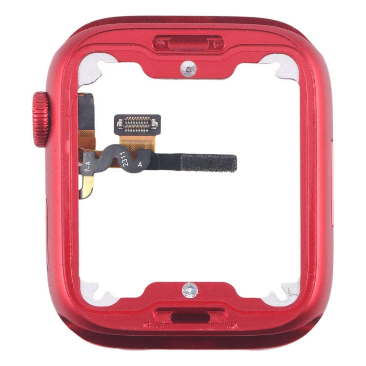For Apple Watch Series 7 / 8 / 9 45MM LTE Aluminium Alloy Middle Frame Bezel Plate with Crown Spi...