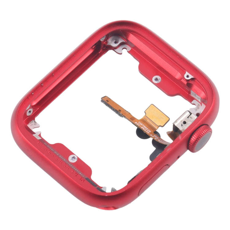 For Apple Watch Series 7 / 8 / 9 45MM LTE Aluminium Alloy Middle Frame Bezel Plate with Crown Spi...