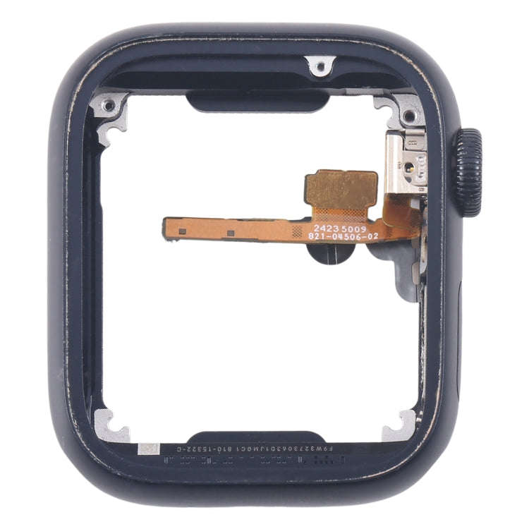 For Apple Watch Series 7 / 8 / 9 45MM GPS Aluminium Alloy Middle Frame Bezel Plate with Crown Spi...
