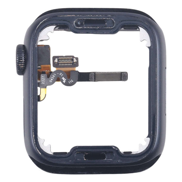 For Apple Watch Series 7 / 8 / 9 45MM GPS Aluminium Alloy Middle Frame Bezel Plate with Crown Spi...